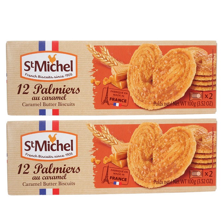 생미쉘 카라멜 버터 비스킷, 100g, 2개입