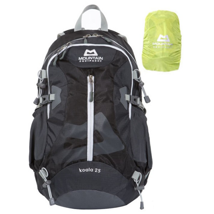마운틴이큅먼트 코알라 배낭2 25L + 레인 커버, 블랙