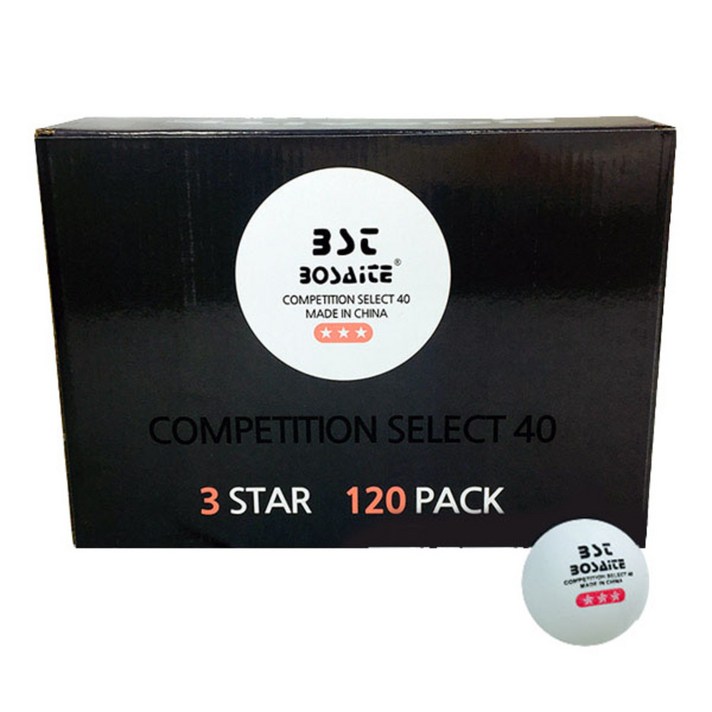 보사이트 플라스틱 탁구공 120p, 흰색, 1개