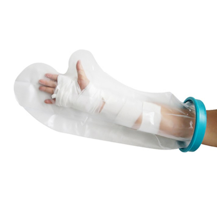 헬스플러스 기브스 붕대 방수커버 성인용 팔 M, 1개