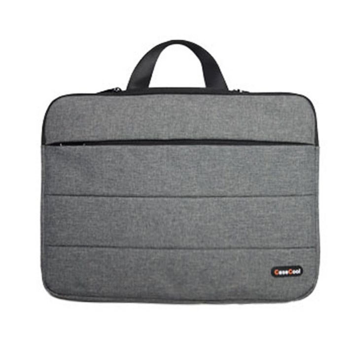 CASECOOL 손잡이형 노트북 파우치 STS06415, 그레이, 15.6in