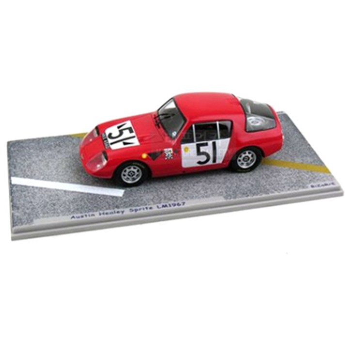 SPARK 레프리카 1/43 HEALEY SPRITE 51 LM 67 C.Baker - A.Hedges 모형 자동차 (SP221254RE), 혼합 색상