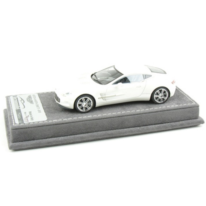 Tecnomodel 레프리카 1/43 ASTON MARTIN ONE 모형 자동차 (TEC270238WH), 혼합 색상