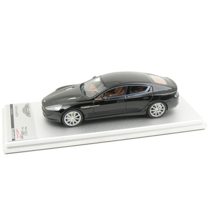 Tecnomodel 레프리카 1/43 ASTON MARTIN RAPIDE 모형 자동차 (TEC270252BK), 혼합 색상