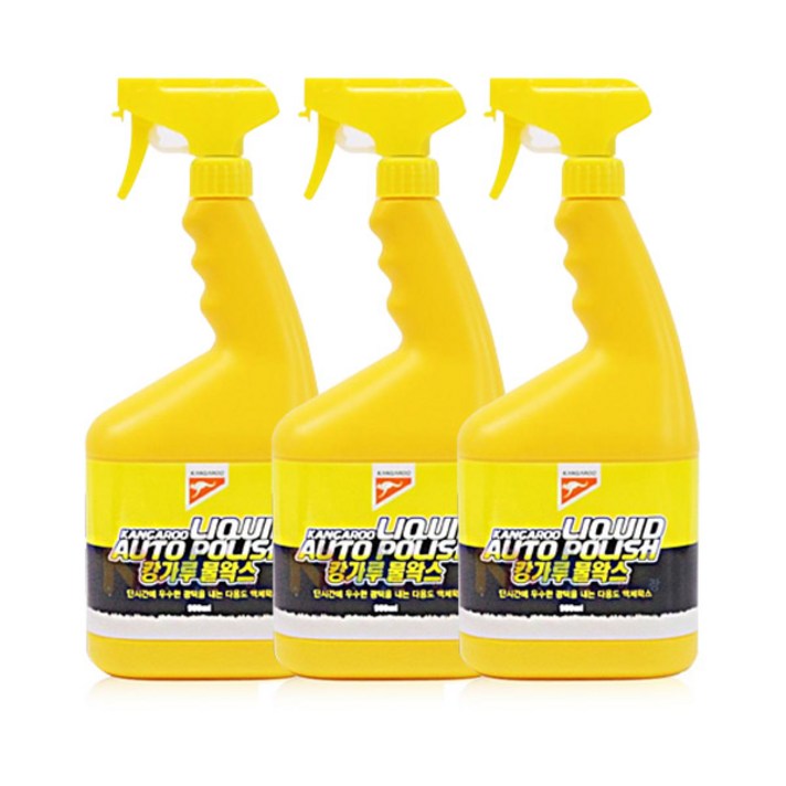 캉가루 물왁스, 900ml, 3개입