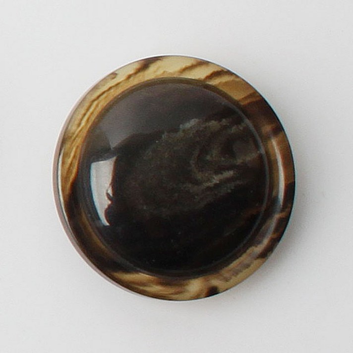 동화상가몰 버팔로코트단추 20mm, 다크브라운, 10개입