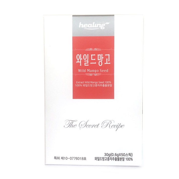 힐링 와일드망고 분말스틱, 0.6g, 50개
