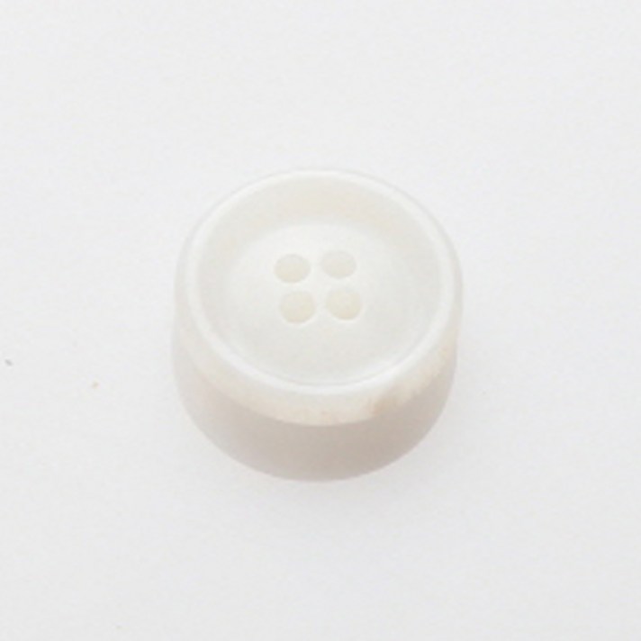 HR빅버튼 이디야 단추 15mm, 화이트, 12개입