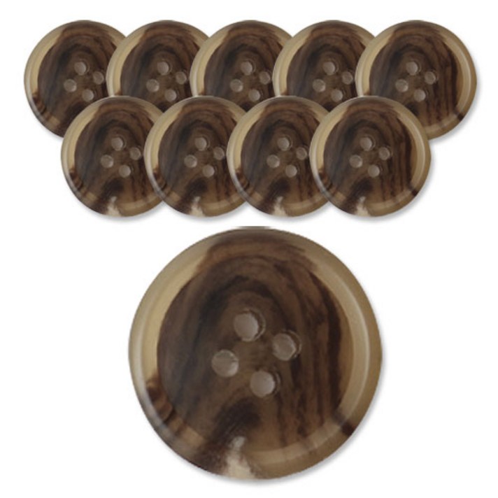 동화상가몰 디젤 단추 무광 20mm, L/BR, 10개입