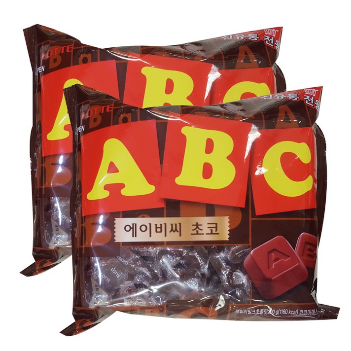 롯데 ABC초콜릿 200g x 2개 초콜릿