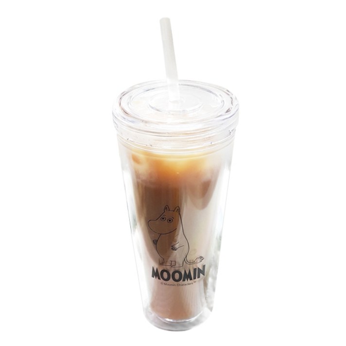 무민 슬림 아이스 텀블러 플랫, 혼합 색상, 500ml