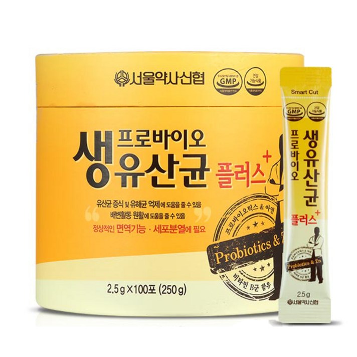 서울약사신협 프로바이오 생유산균 플러스 100포, 250g, 1개