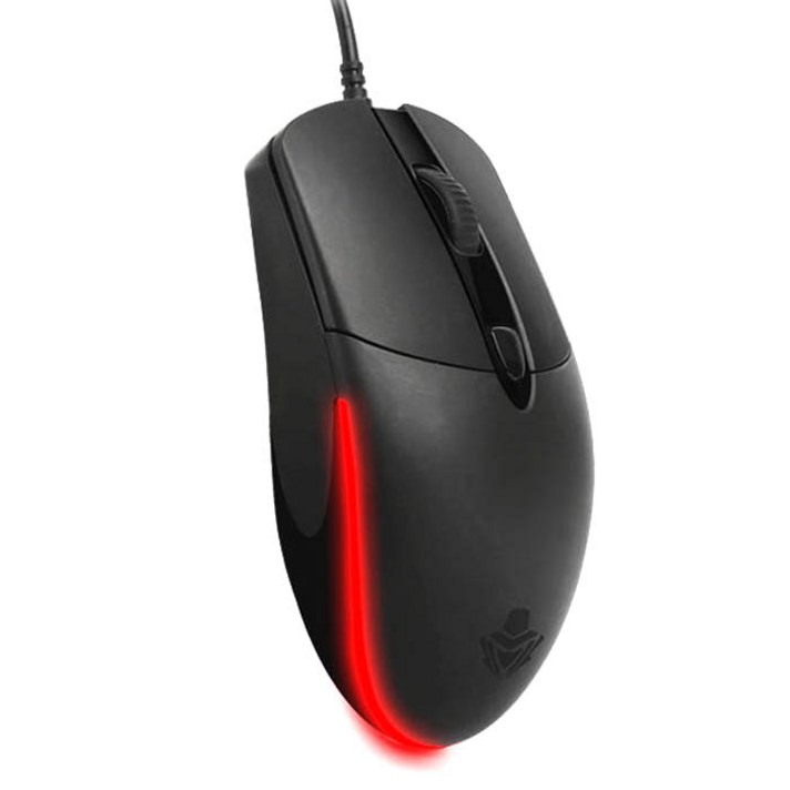 앱코 HACKER 레인보우 LED 옵티컬 게이밍 마우스 A100, 혼합 색상