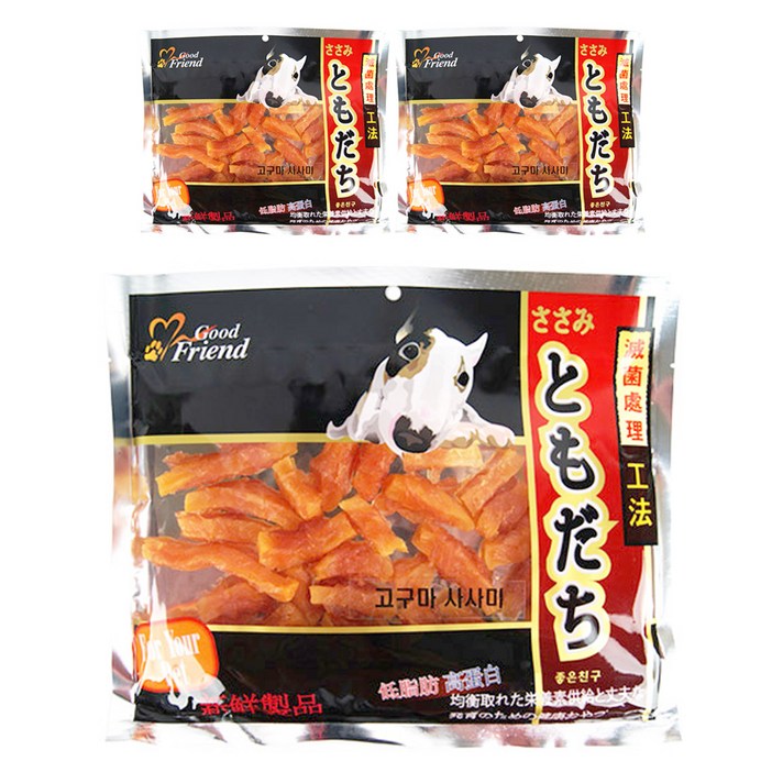 굿프랜드 도모다찌 고구마사사미, 고구마, 3개입