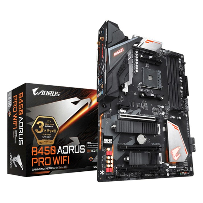 GIGABYTE GA-B450 AORUS PRO WiFi (제이씨현)