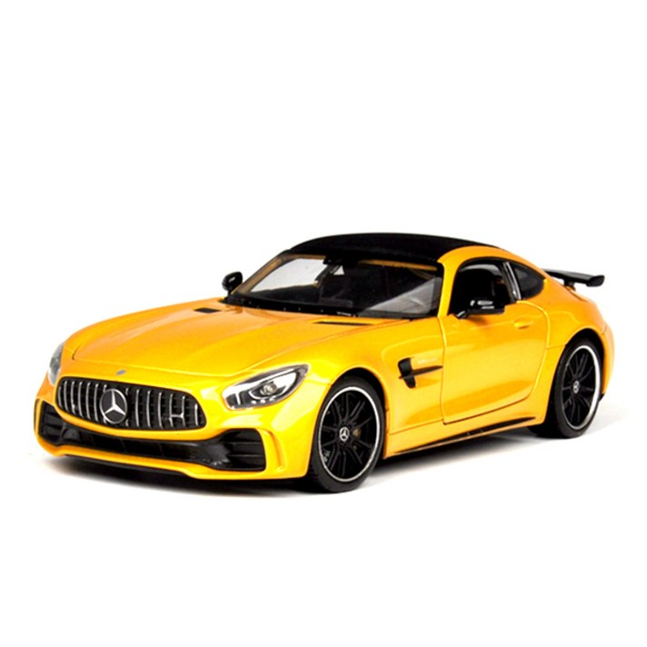 웰리 1/24 메르세데스 벤츠 AMG GT R 다이캐스트, 옐로우