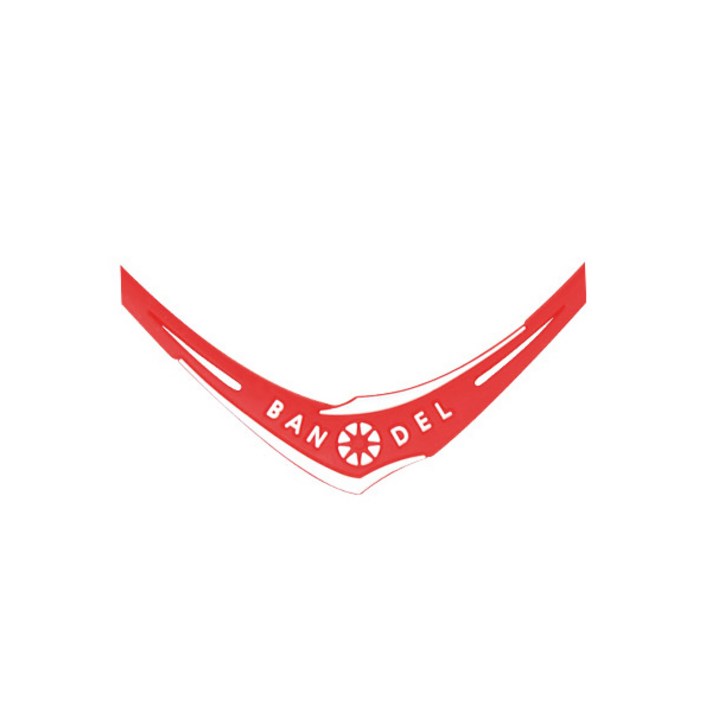 반델 크로스 목걸이, 레드 + 화이트