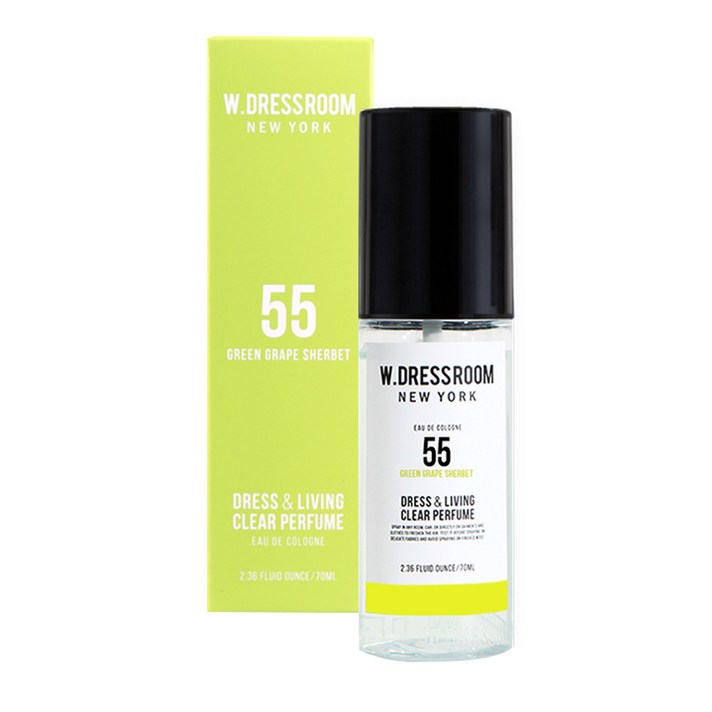 더블유드레스룸 NEW 드레스퍼퓸 S2 70ml, No 55 그린 그레이프 샤벳, 1개