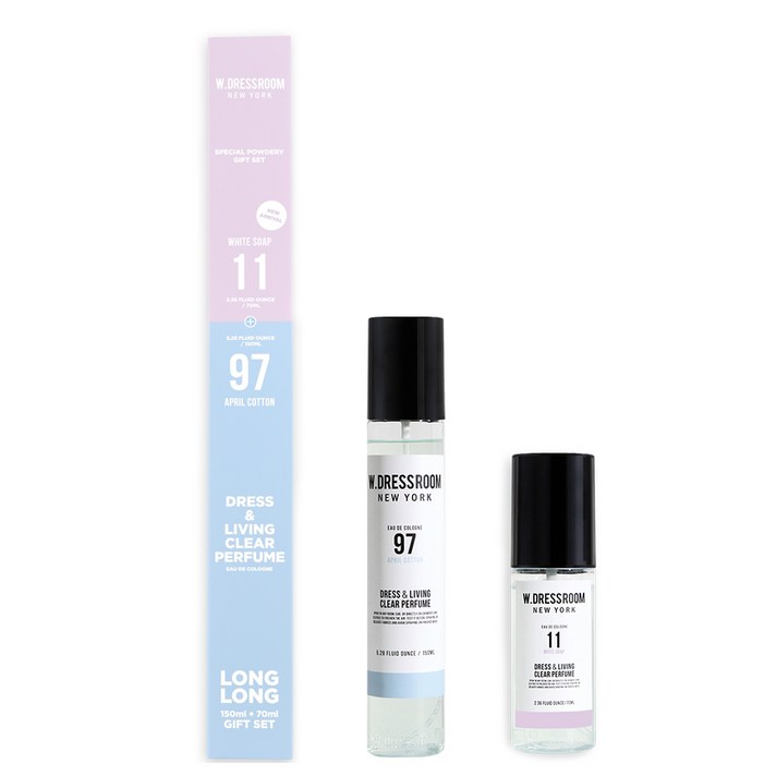 더블유드레스룸 서장훈 드레스퍼퓸 LONG LONG SET POWDERY, 1세트