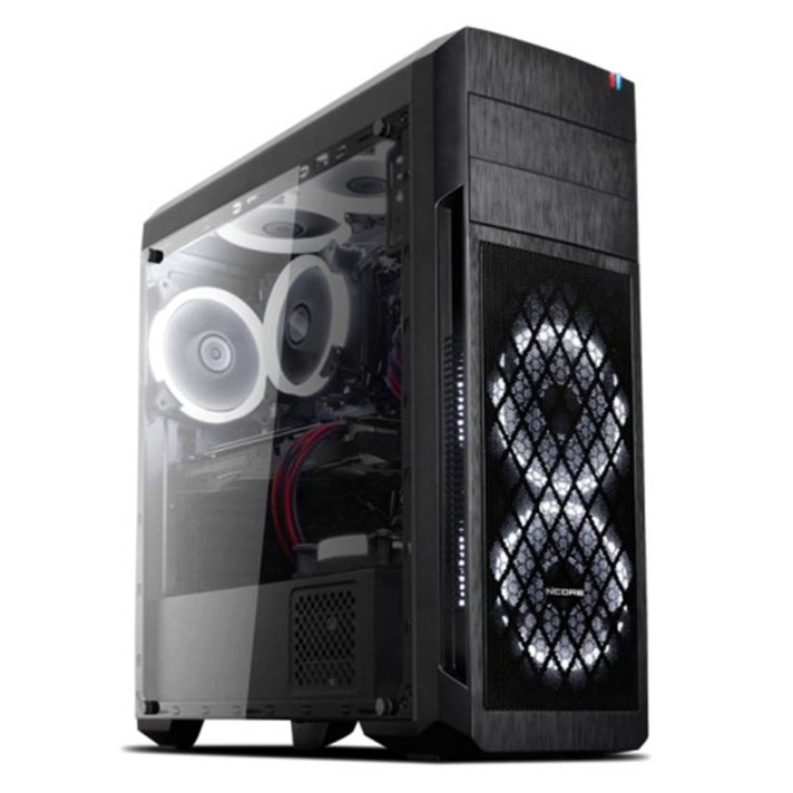 컴맹닷컴 중상급 게이밍 3D 그래픽작업 조립PC CMA260C-603H(라이젠5 2600 RAM 16GB GTX1060 3GB SSD 240GB Win10), CMA260C-603H, 기본형