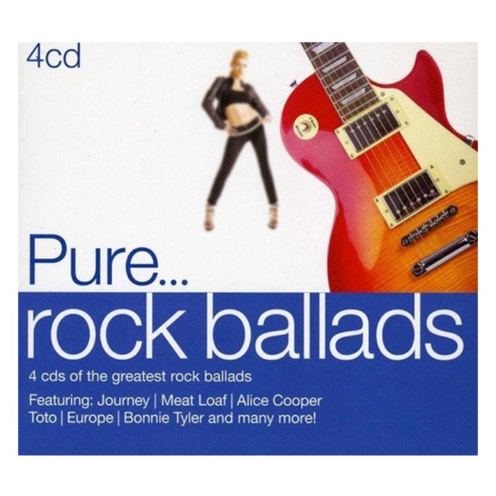 VARIOUS - PURE... ROCK BALLADS EU수입반, 4CD