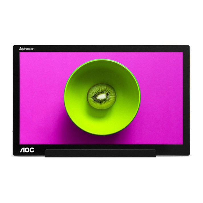 알파스캔 39.5cm HD 시력보호 휴대용 모니터, aoc i1601 무결점