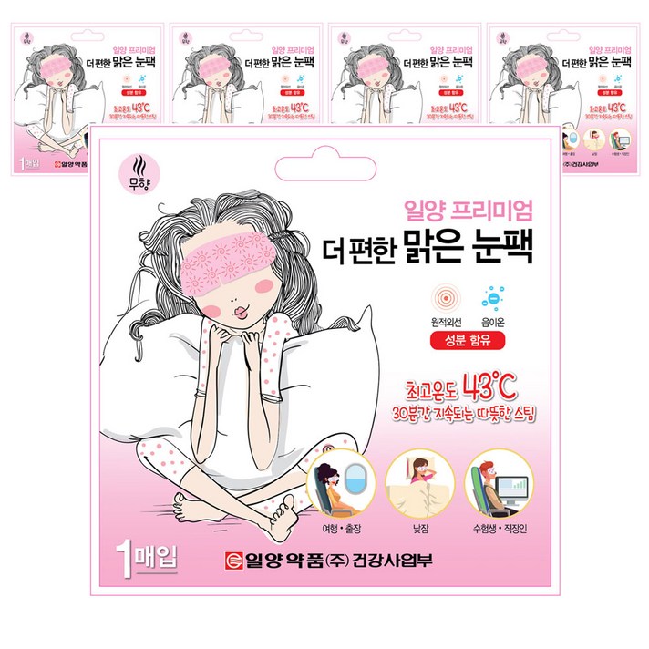 일양약품 프리미엄 더 편한 맑은 눈팩, 1개입, 5개