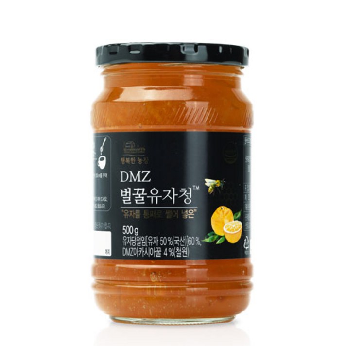 행복한농장 DMZ 벌꿀 유자청, 500g, 1개