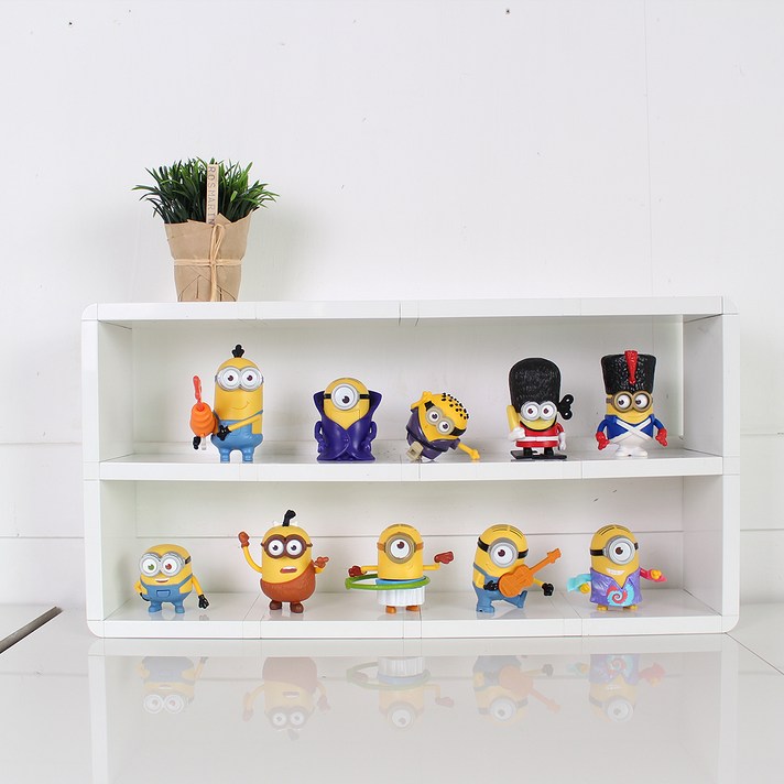 큐빅스 미니 피규어장 L, 화이트