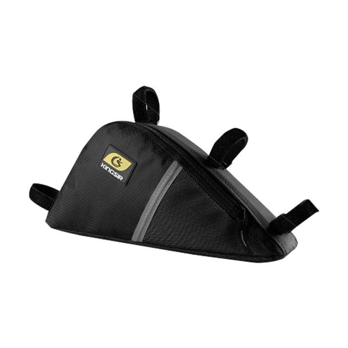 삼에스 킹썰 자전거 프레임 삼각백, 블랙, 1개