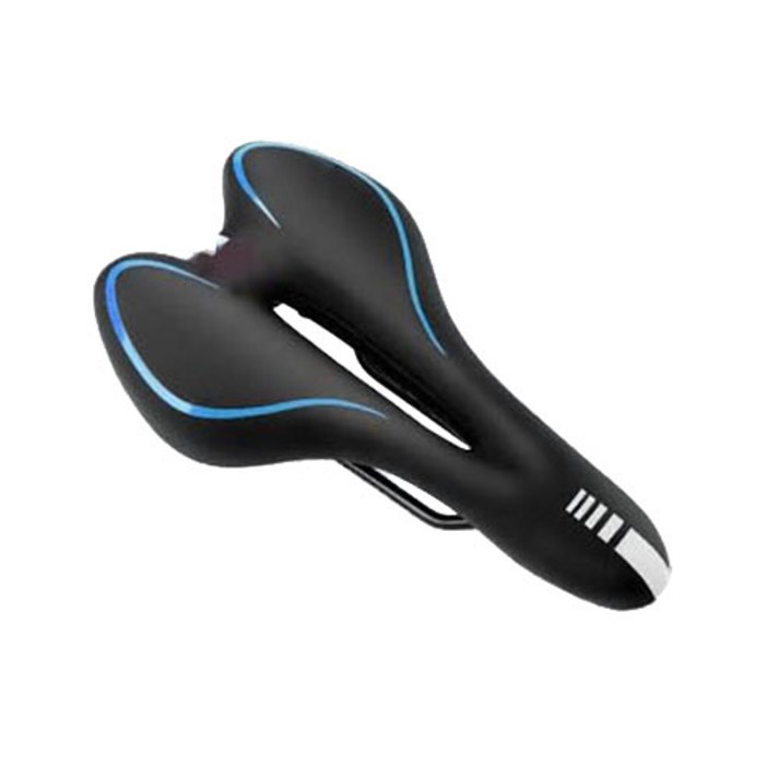 메이크스피드 패드바지 필요없는 자전거쿠션안장, 블루, 1개