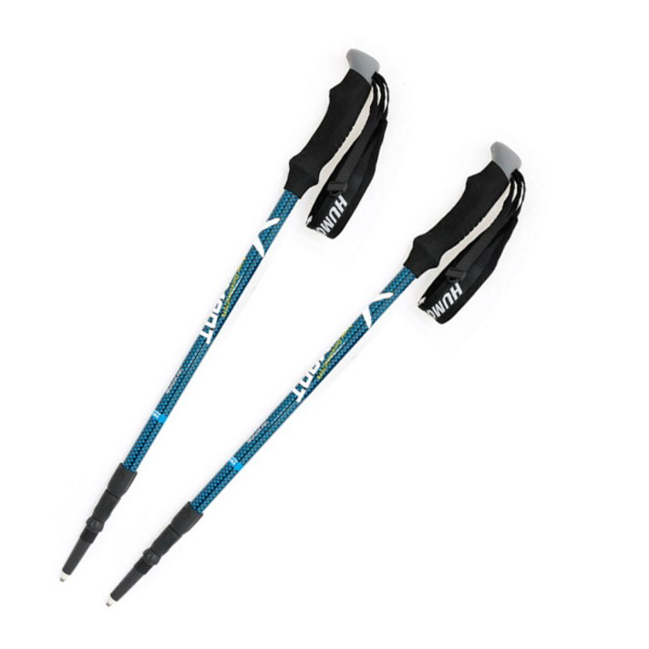 휴몬트 3단 등산스틱 MSL-500 EVA 2p, 블루
