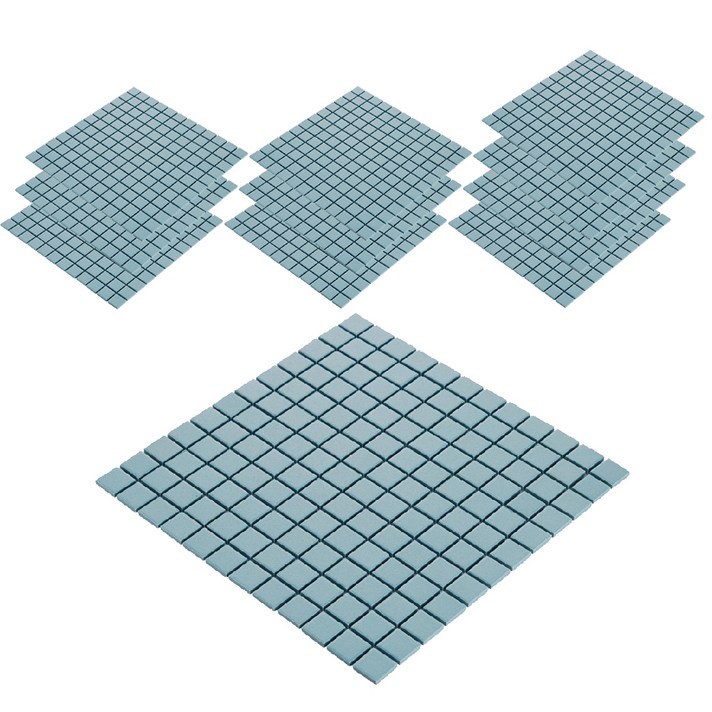 데코파라 DIY용 모자이크타일 302 x 302 mm, TY23-SBLUE, 11개입