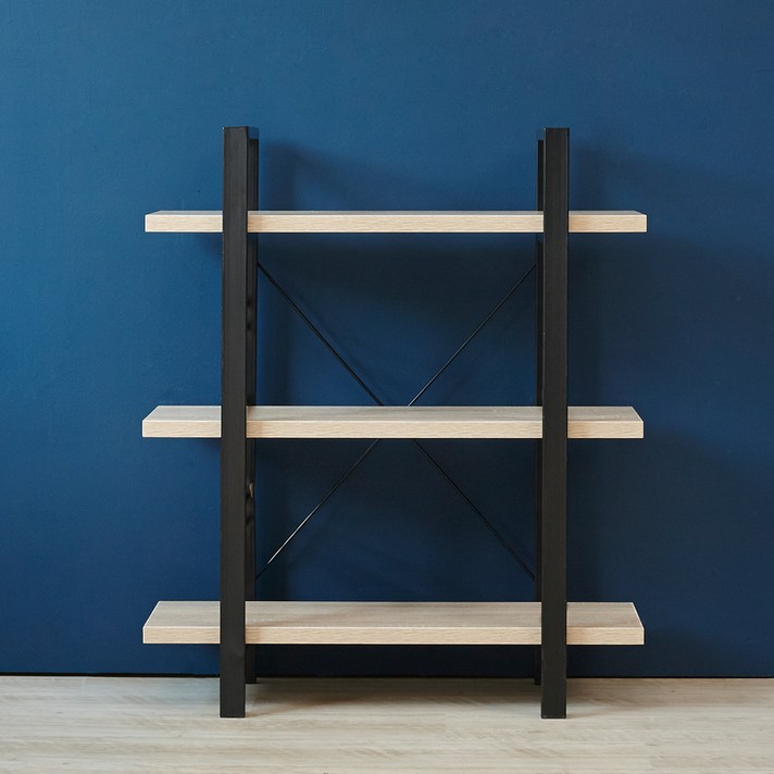 블루밍홈 베르츠책장 3단, 블랙