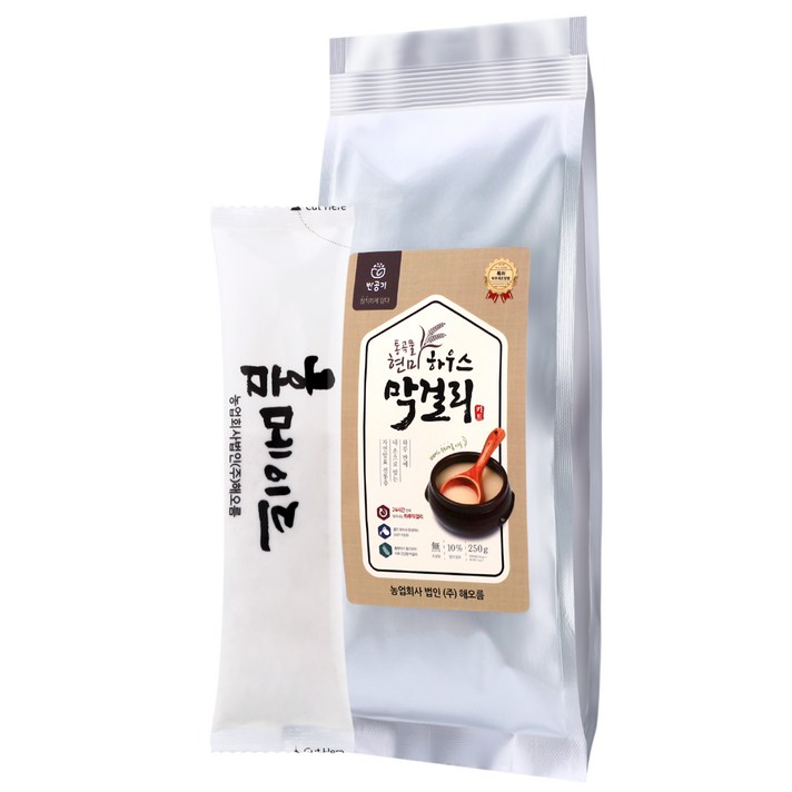 해오름 통곡물 현미 하우스 막걸리 키트 분말 250g + 효소 15g, 1세트