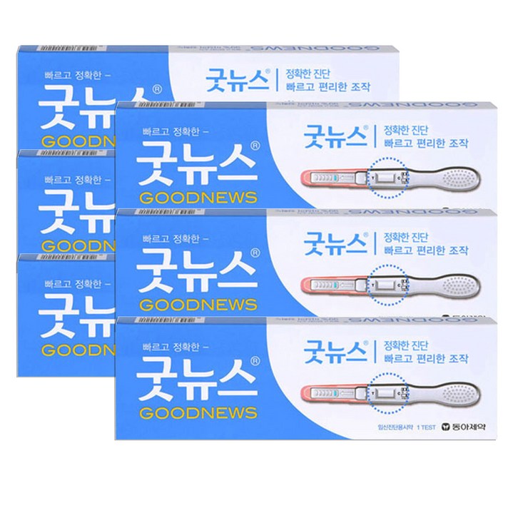 동아제약 굿 뉴스 임신테스트기, 1개입, 6개