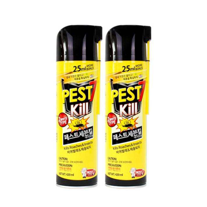 페스트7 킬 에어로졸, 420ml, 2개입