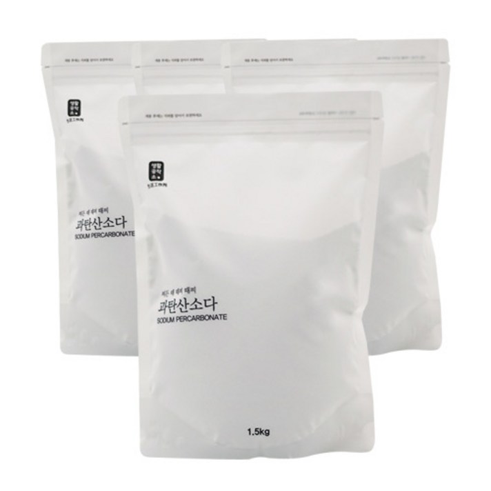 생활공작소 과탄산소다, 1.5kg, 4개입