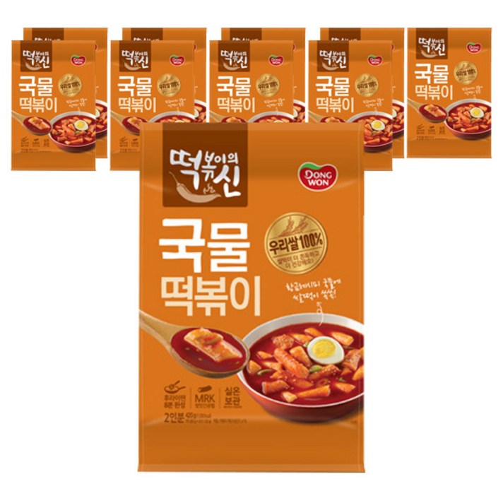 동원 떡볶이의신 국물떡볶이, 422g, 10개입