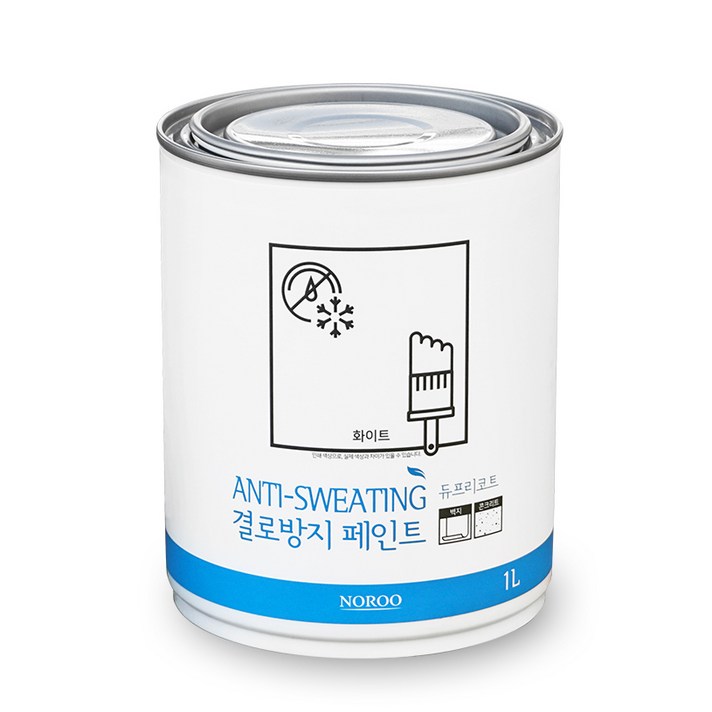 노루페인트 결로방지 페인트 1L, 화이트