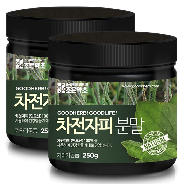 조은약초 차전자피분말, 250g, 2개