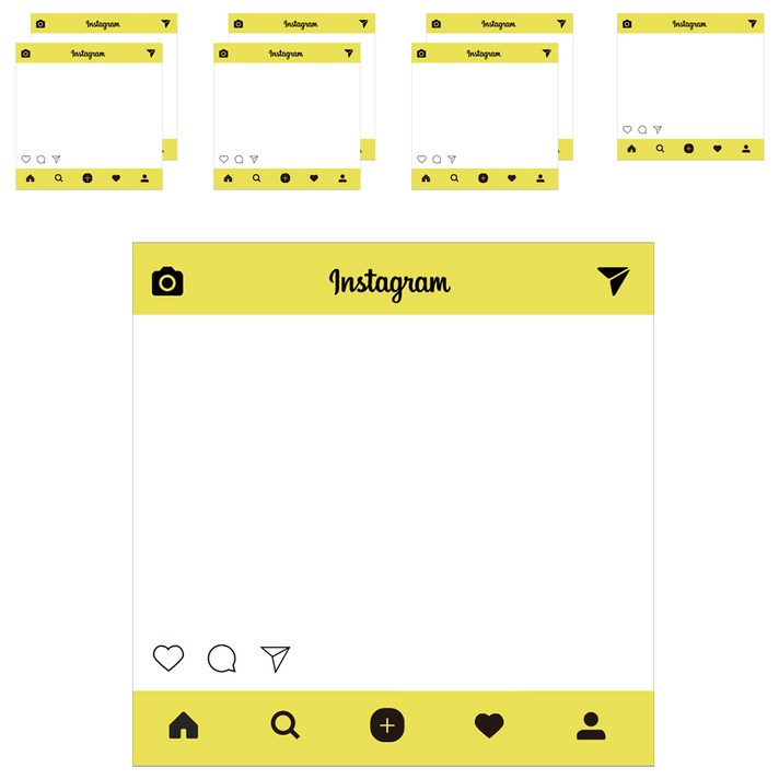 디자인매드 떡메모지 인스타그램 85 x 85 mm 100p, 10 라이트그린, 8개입