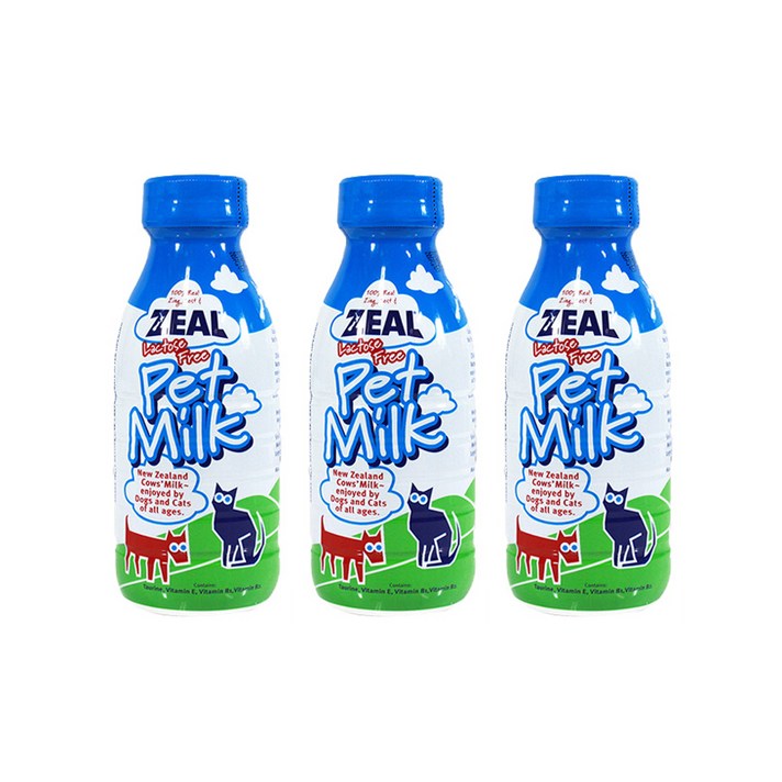 팜내츄럴 펫밀크 뉴질랜드 강아지 음료, 380ml, 3개입