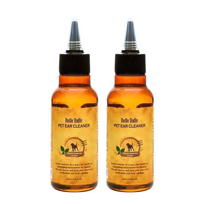 부들부들 반려견 귀세척제, 120ml, 2개입