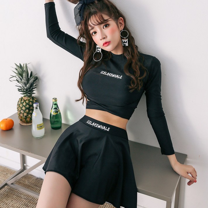 벤디스 여성용 래쉬가드 세트 버블팝 C256
