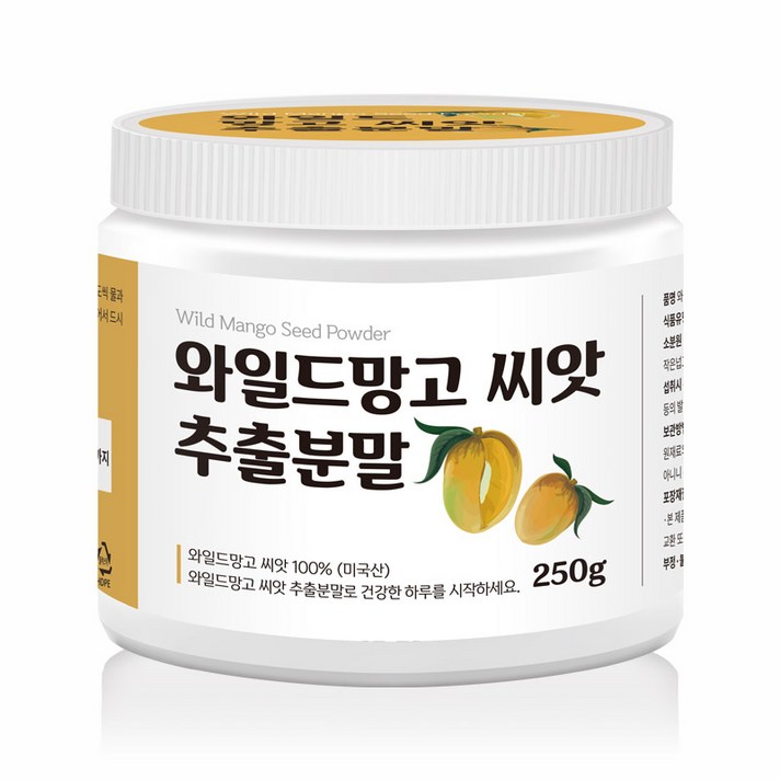 참좋은데이 고농축 와일드망고씨앗 추출분말, 250g, 1개