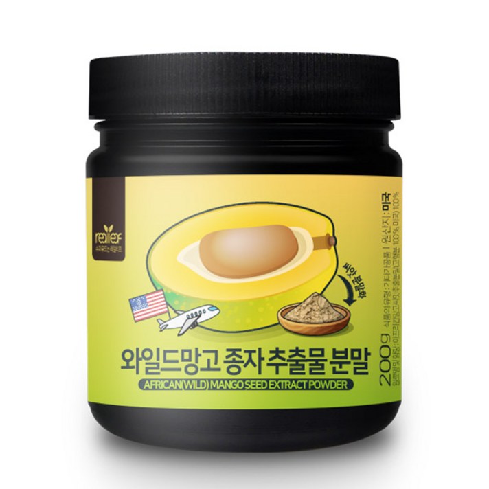 리얼리프 와일드망고 종자 추출물 분말, 200g, 1개