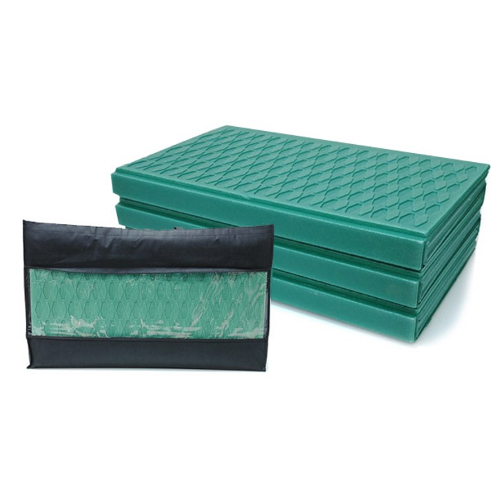 석코리아 3단 와플 프리미엄 캠핑매트 + 전용가방, 카키