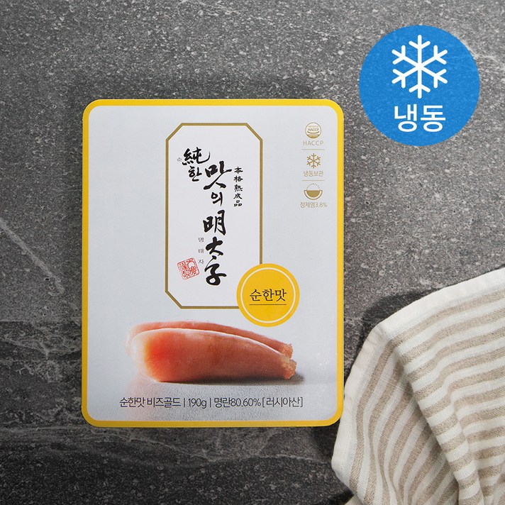 맛의명태자 순한맛 비즈골드 명란 (냉동), 190g, 1개