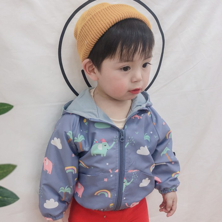 엠케이 아동용 팡팡 유아 바람막이 점퍼